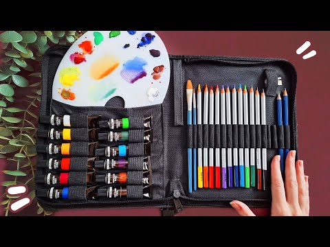 Why is it SO BAD? // Checking out a READY-MADE SET of Art Materials for a BEGINNER ARTIST from Wi...