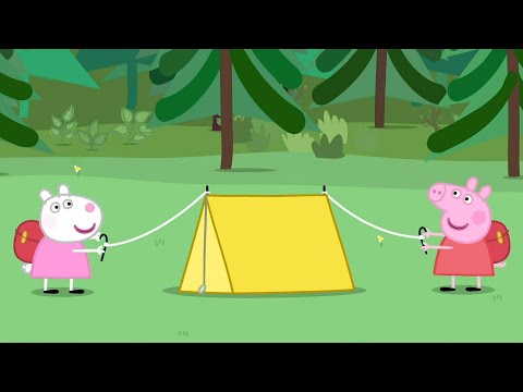 小猪佩奇 | 露營之旅 | 兒童卡通片 | Peppa Pig Chinese | 动画