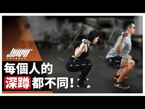 每個人的深蹲都不同！量身打造你的深蹲姿勢｜腿部訓練、下肢訓練、蹲舉、姿勢設定