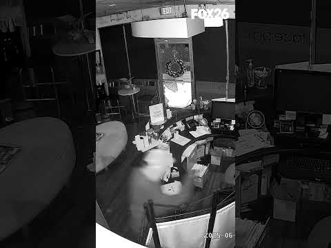 Burglar caught on camera breaking into spa