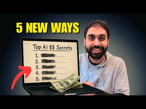 5 Ways To Make Money With AI No One Talks About