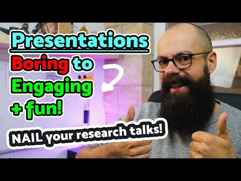 Deliver a KILLER research presentation! | PhD presentation skills and tips