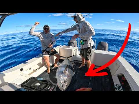 We Found GIANT DogTooth Tuna | Overnight Reef Sleep