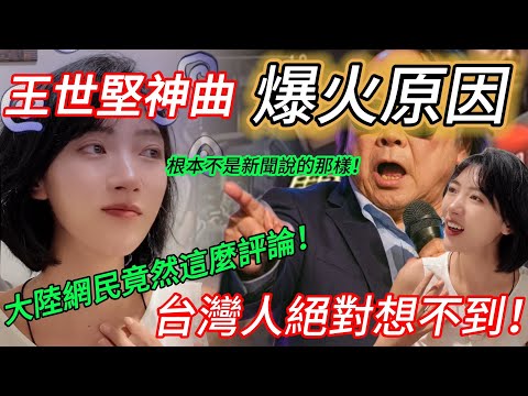 王世堅神曲爆火竟是因為~~？！ 台灣人絕對想不到 大陸人這麼說~？！  根本不是新聞說的那樣！   【CC繁中】 SN:2025162