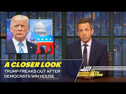 Trump Freaks Out After Democrats Win House: A Closer Look