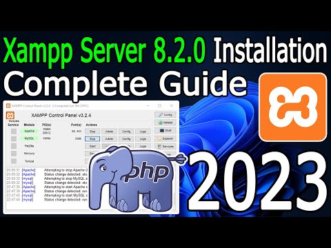 How to Install XAMPP 8.2.0 Server on Windows 10/11 [2023 Update] Run PHP Program | Complete guide