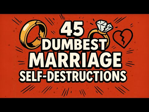 45 Dumbest Ways People Destroyed Their Own Marriages on Purpose