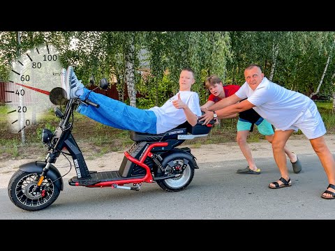 ПАПА УГНАЛ МОЙ НОВЫЙ СКУТЕР WHITE SIBERIA PRO BLACK EDITION 5000W. БРОС ШОУ