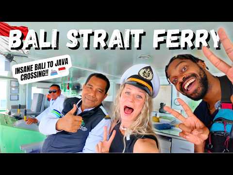 Crossing The DEADLY Bali Strait | A Crazy Ferry From Java To Bali ⛴️ 🇮🇩