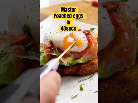 Poached Eggs Finally Work With This Method #shorts #cooking