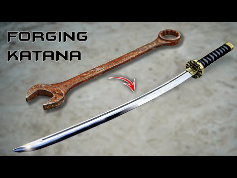 Forging a KATANA from Broken Wrench