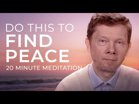 How to Find Space around What Is Happening | 20 Minute Meditation with Eckhart Tolle