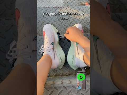 Popping BUBBLES On My Shoes! 🫣