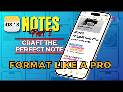 ✍️ Apple Notes - Crafting the Perfect Note