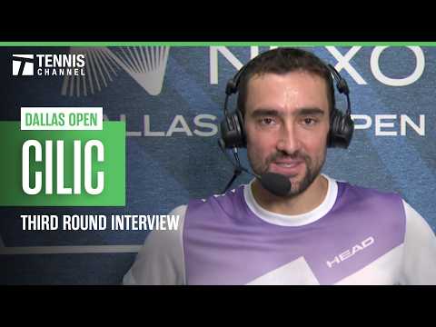 Marin Cilic On Never Giving Up To Reach Career Win No. 602 | 2026 Dallas