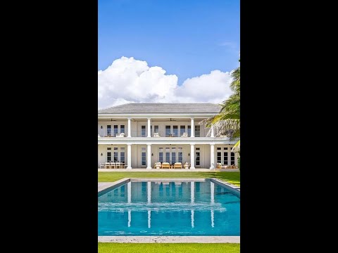 This $65,000,000 Direct Oceanfront Palm Beach Estate Has TWO Pools and Total Privacy #shorts