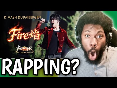 DIMASH Is RAPPING?...Dimash Qudaibergen - FIRE (Live at Voice Beyond Horizon) REACTION VIDEO