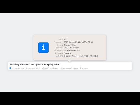 WWDC23: Debug with structured logging | Apple