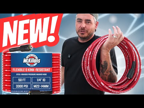Pressure Washer Hose Upgrade! - Brand New pressure hose from McKillans