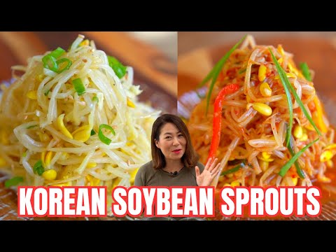[NEW] CRUNCHY & Delicious😋 Korean soybean sprouts side dish! Non-Spicy & Spicy🌶국민반찬 콩나물무침! 탱탱하고 아삭함