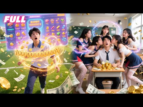 Man activates Super Lottery Sys,dates beauties for rewards,is surrounded by numerous beautiful women