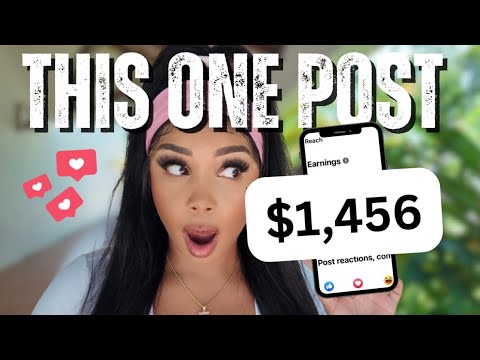 This ONE POST made me $1,456 on FACEBOOK