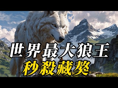 全世界最大的巨狼，比狗大兩倍只能排名第九！第一名身長兩米，秒藏獒也是輕而易舉的事！#animals #野生动物 #科普 #涨知识 #动物 #野生生物