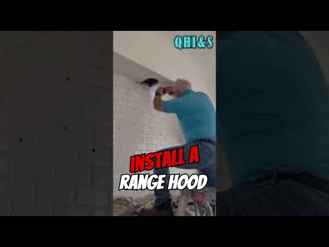 Install a Bosch Range Hood with Simple Instructions! DIY #SHORTS