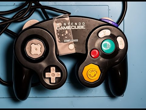 Repairing a disgusting Game Cube controller.