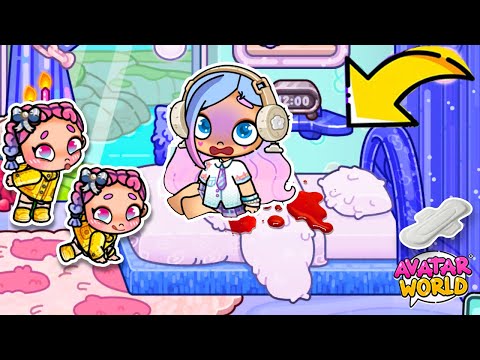 😱 У МИИ Начались МЕСЯЧНЫЕ .. 🩸 В ШКОЛЕ ИСТОРИЯ AVATAR WORLD 💕🏫 РУТИНА СЕМЬИ ОБНОВЛЕНИЕ СЕКРЕТ СЕРИАЛ