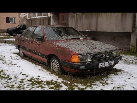 Starting Audi 100 C3 2.3 After 14 Years + Test Drive