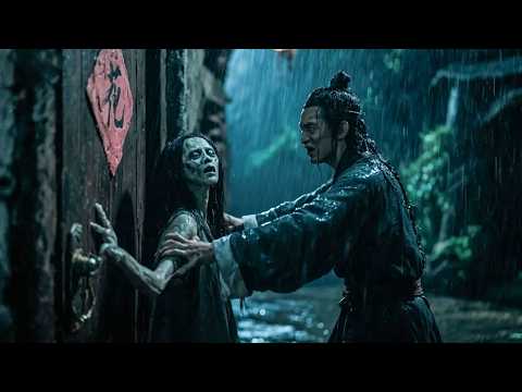 Rainy night horror! Century-old female Jiangshi battles demon hunter!