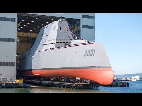 How US Navy Launched its Super Advanced $5 Billion Stealth Ship