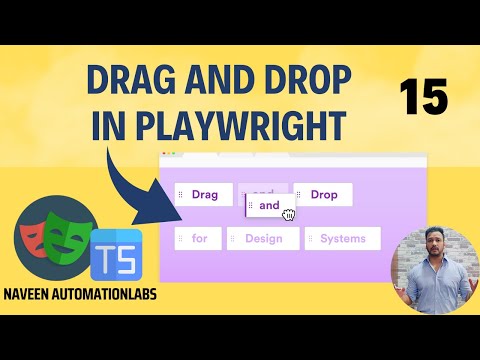 #15 - Drag and Drop With #Playwright  + Typescript