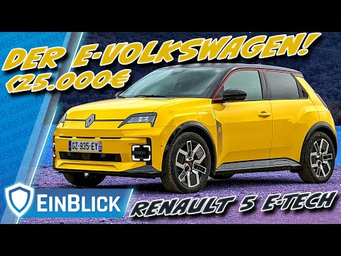 Nur HYPE oder perfekter Kleinwagen? Renault 5 E-Tech - Ist der neue R5 das BESTE Auto des Jahres?