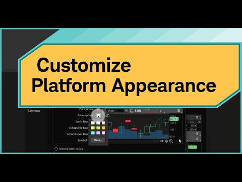 Customize Platform Appearance on thinkorswim® desktop