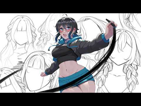 Drawing Hair is Actually Easy