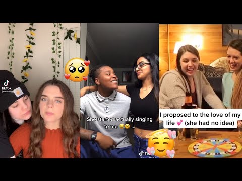 Cute Lesbian Couples Compilation❤👭🏳️🌈