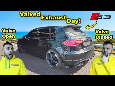 SAVAGE 400BHP Audi S3 8V Get a SICK Custom Valved Exhaust System!