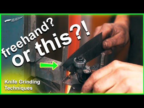 I tried this once and will NEVER freehand grind again!