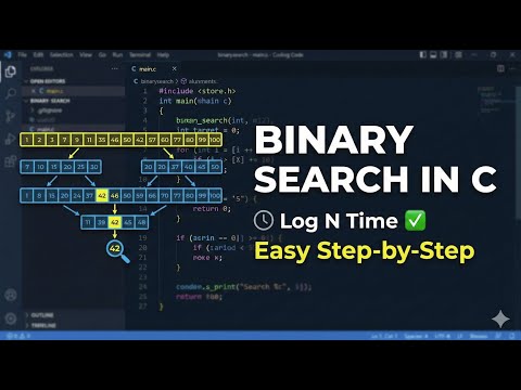 Binary Search in C – Fast & Easy C Programming Tutorial