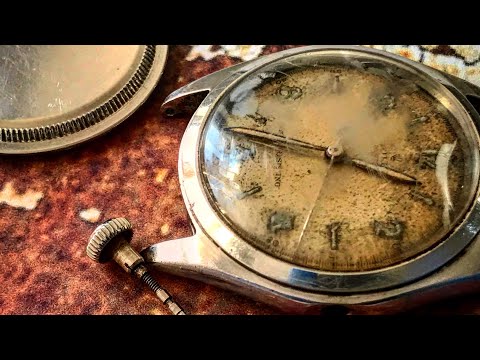 85 year old abandoned Rolex restoration barn find