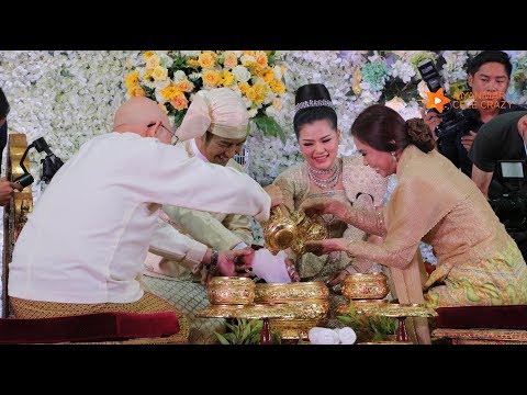 ဘိုဆန်တဲ့ အရောင်နဲ့  စုလျားရစ်ပတ် ထိမ်းမြားခဲ့တဲ့ စန္ဒီမြင့်လွင် (#SandyMyintLwin Wedding)