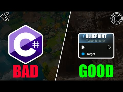 Is Unity C# better than UE5 Blueprints?