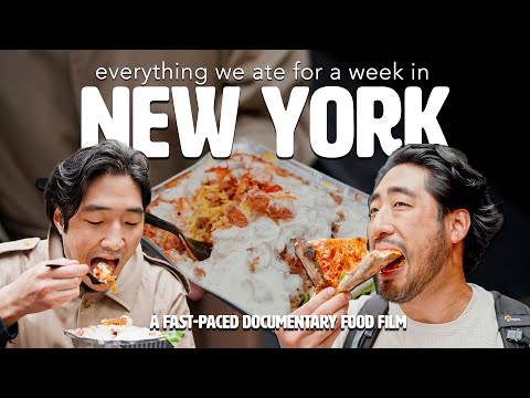 Eating our way through New York | A Cinematic Walking Food Tour