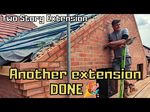 Bricklaying - Gables Done! Onto the next JOB!