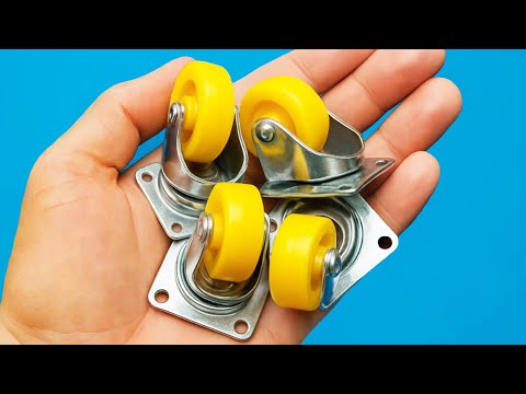 A Little-Known Secret of Caster Wheels! This Great Idea Will Surprise You
