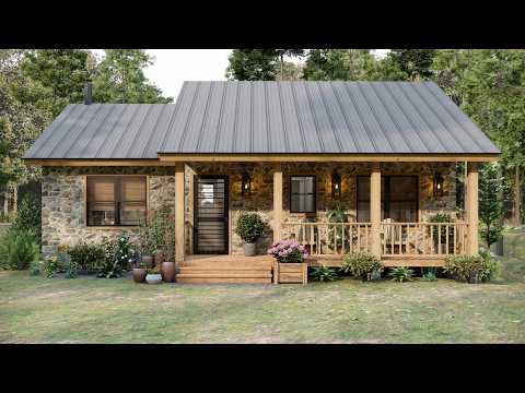 This Small Home Wraps You in Warmth and Peace (860 sq.ft)