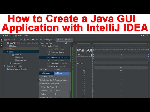 How to Create a Java GUI Application with IntelliJ IDEA
