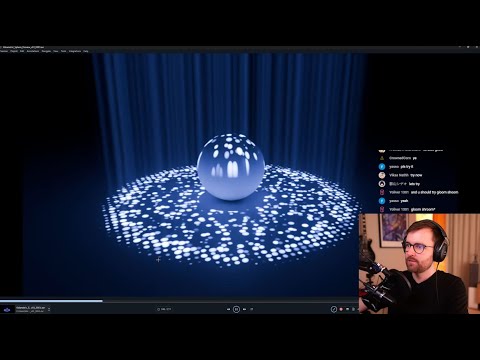 (Livestream VOD) Procedural voronoi shockwave exploration in Blender 4.4